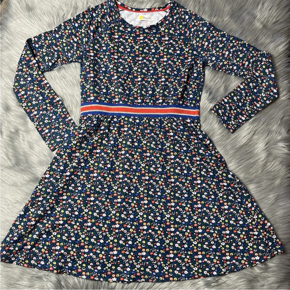 Johnnie B Girls Dress Blue Floral Long Sleeve Size 15-16Y